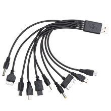 Universal Multi Plug USB Cable Charger USB Adapter Cable Data