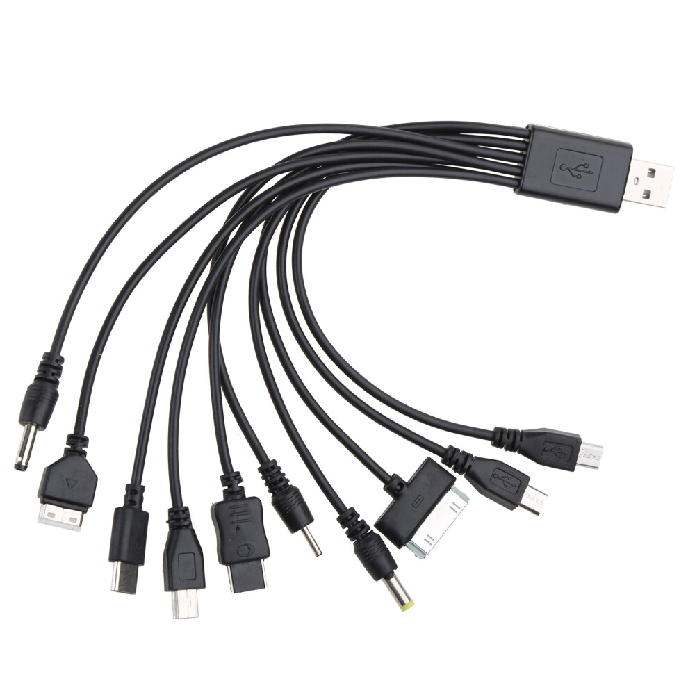 Universal Multi Plug USB Cable Charger USB Adapter Cable Data