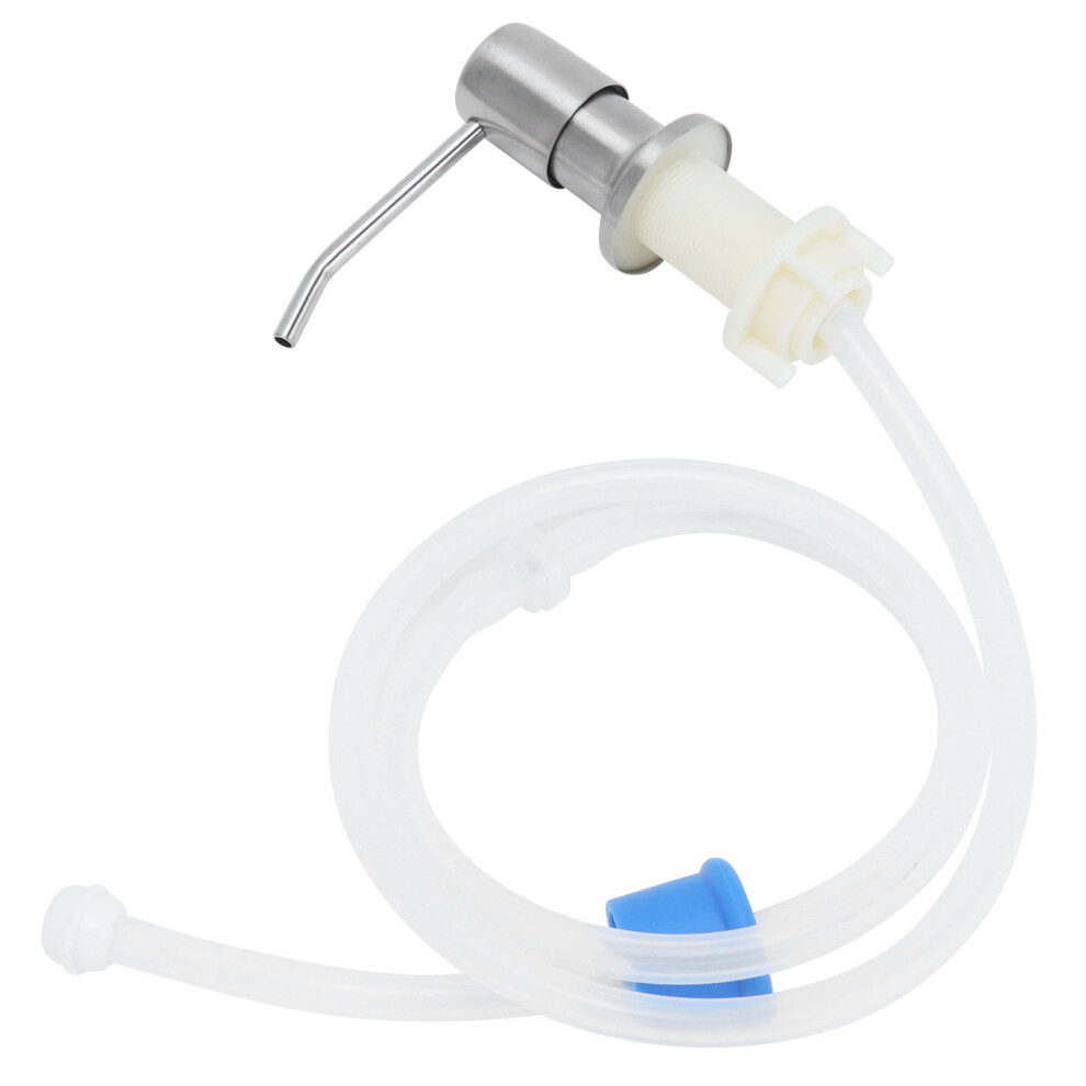 304 Stainless Steel Soap Pump Kit With 45In Tube, Brushed Finish 9311358666666