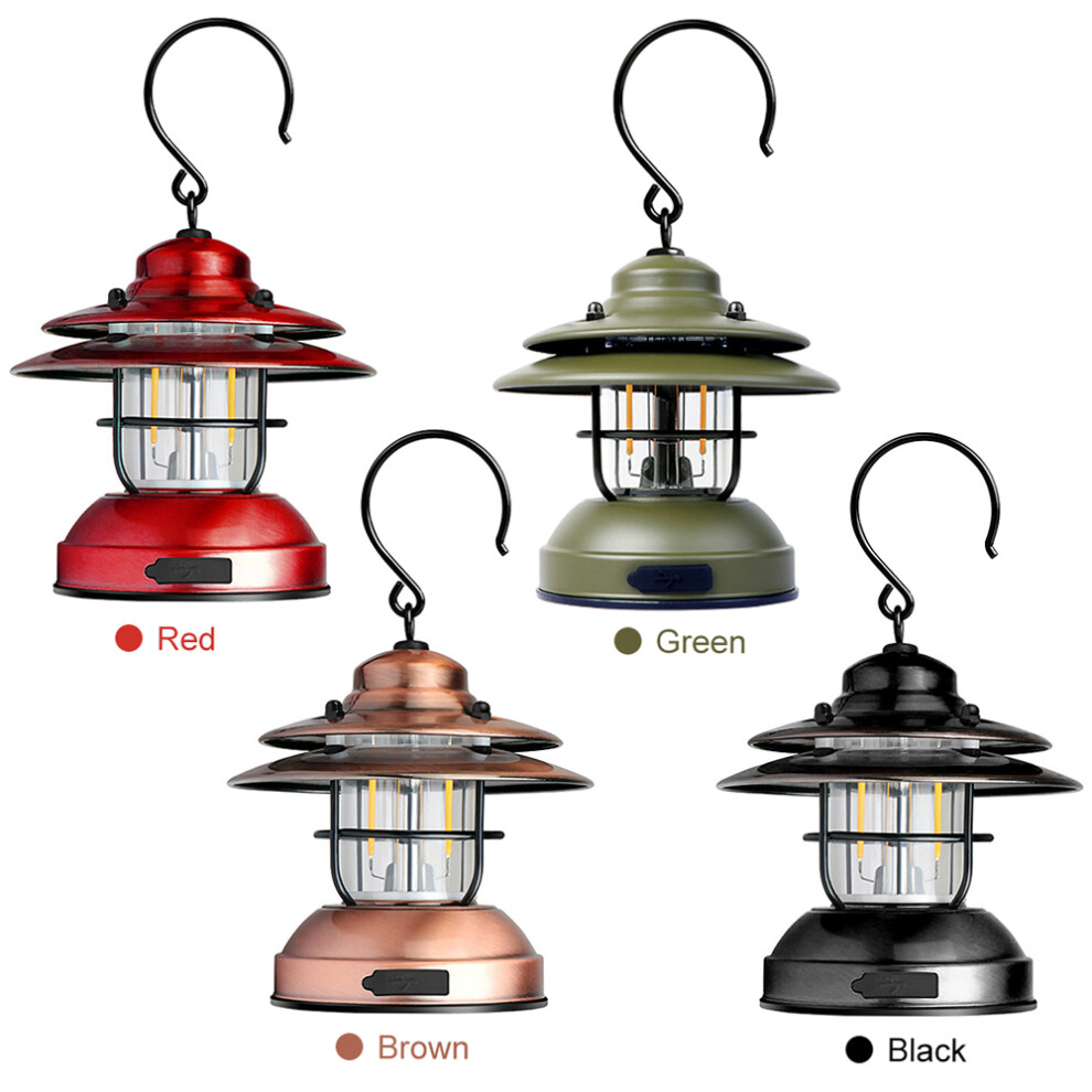 Mini Hanging Camping Lantern USB Outdoor Light, Water-Resistant, 2 Modes-image-OPC-PMSGSJY-NEW