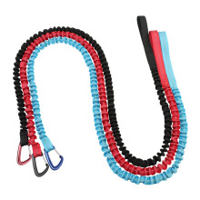 MTB Bicycle Elastic Traction Rope 1.7M-3M Reflective Belt Black/Red/Blue