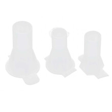 3 Stück Transparenter cone Silikonkasten für DIY Schmuck, 3,2 cm-4 cm