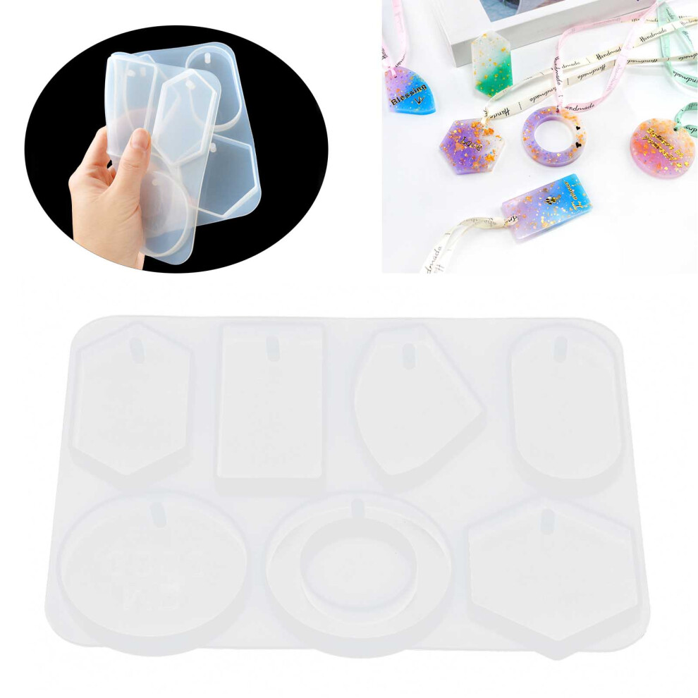 Silicone Mold Wax Flake Aromatherapy Drip Glue Pendant Set - Transparent-image-OPC-PMSGSW9-NEW