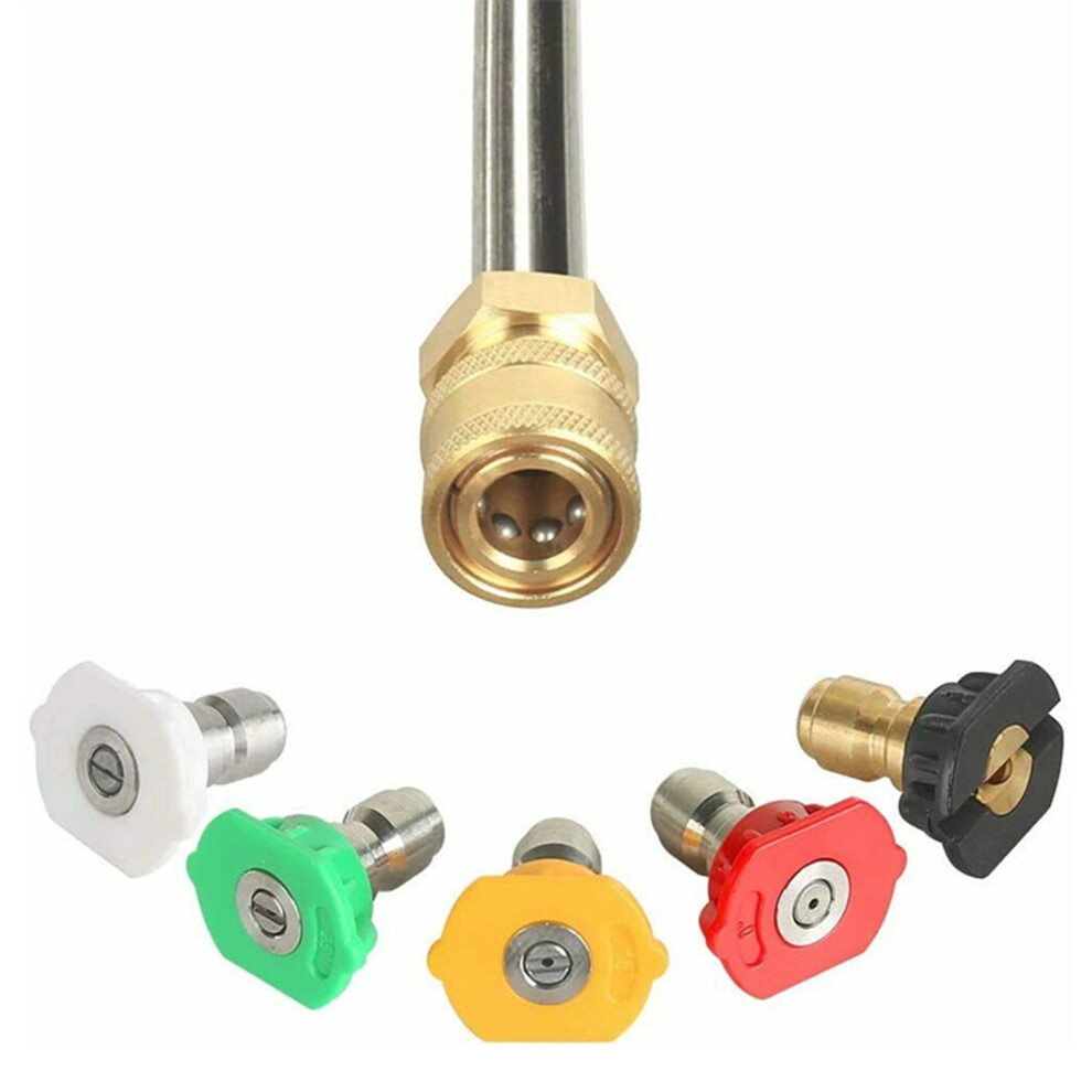 5200 PSI High Pressure Car Wash Sprayer Wand Kit with 5 Nozzle Tips, 40-Inch Adjustable Length-image-OPC-PMSGSWN-NEW