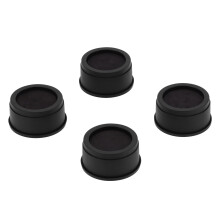4 pezzi di rialzi per piedi rotondi 826 g 6,5 x 12,5 cm Colore: come mostrato