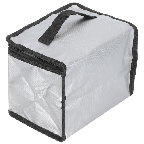 Explosion-Proof Silver Fireproof Lipo Battery Safe Bag 21.5x16x12cm 2