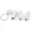 Waterproof Aluminum Pill Holder Keychain with Adjustable Layers Compact Size 14