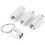 Waterproof Aluminum Pill Holder Keychain with Adjustable Layers Compact Size 16