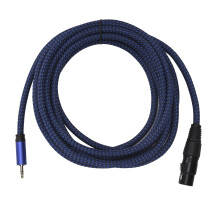 Câble JD6036-4m XLR-F vers 3,5 mm, Couleur : telle que montrée