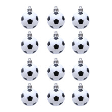 12Pcs Christmas Baubles Christmas Tree Soccer Ball Ornament for