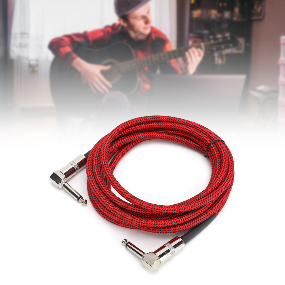 Electric Guitar Cable 6.35Mm 1/4In Audio Cord 3M / 9.8Ft For Stage & Studio Use 8151358672998