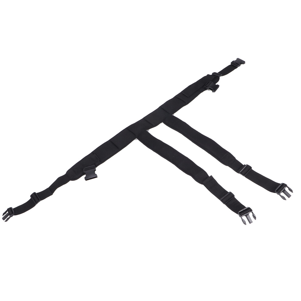 Black Adjustable Wheelchair Safety Harness For Elderly & Patients