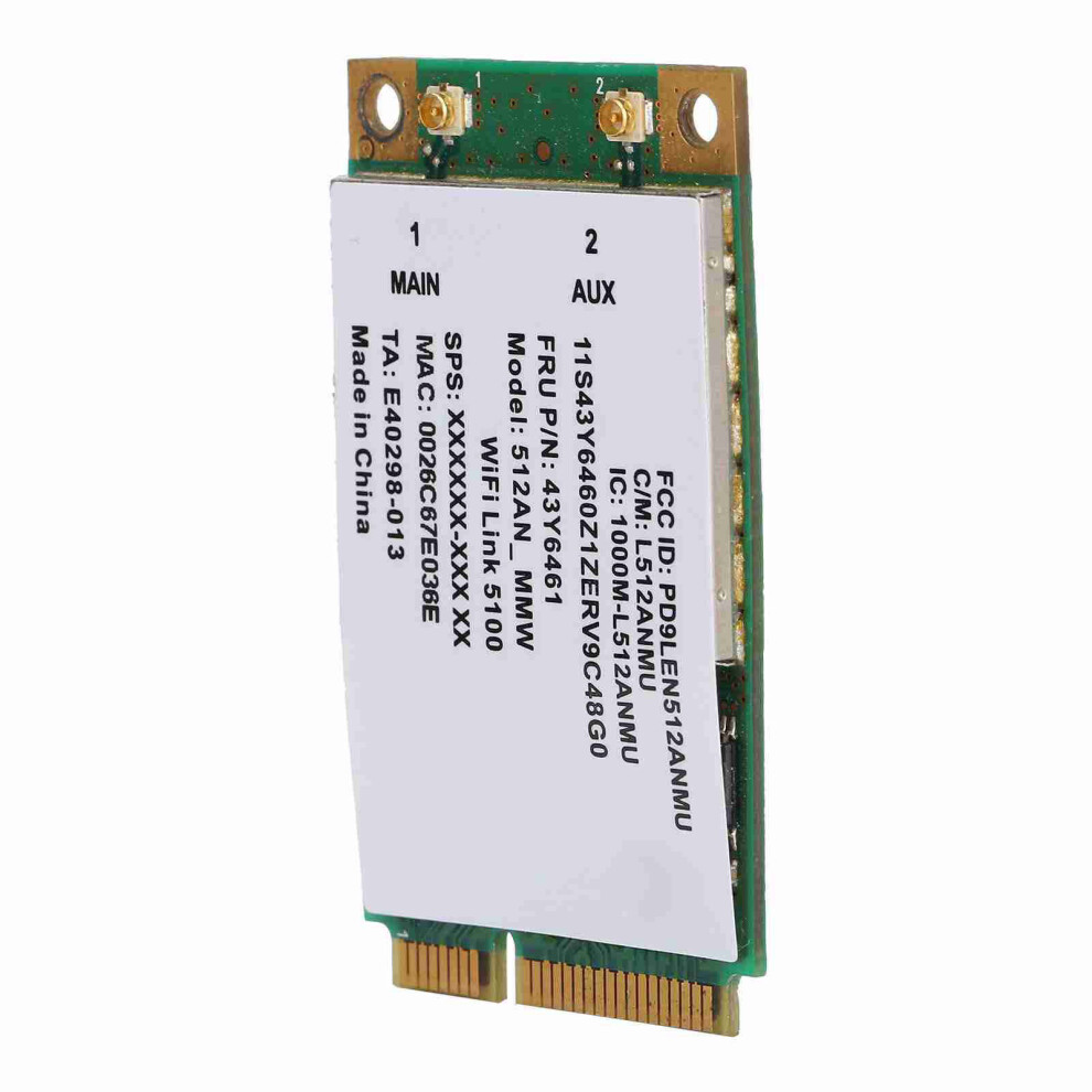 Mini Pcie Wireless Card 300Mbps 2.4/5G For Lenovo Y450 G450 Green 4691358674973