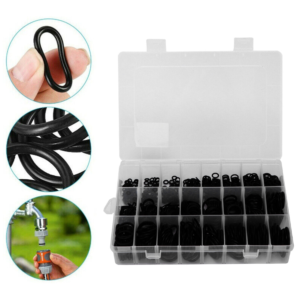 740Pcs Nitrile Rubber O-Ring Assortment 1.5-3.1Mm For Machinery 5091358675458