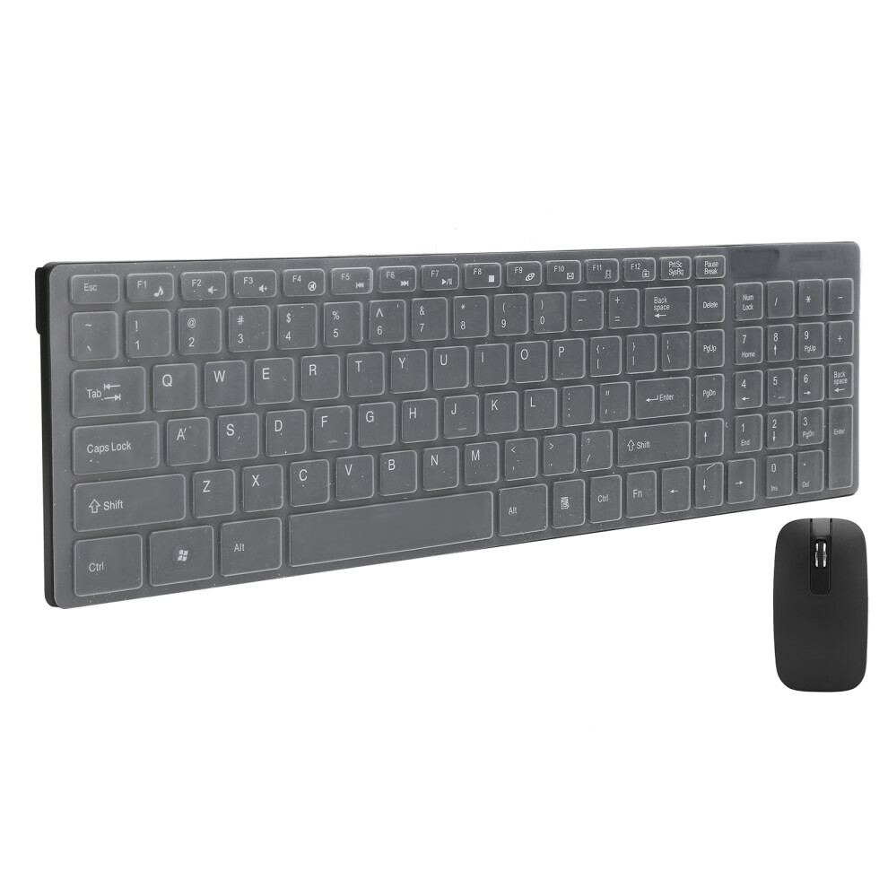 Wireless Mouse & Keyboard Set 10m Remote, Smart Sleep, Black-image-OPC-PMSGW6T-NEW