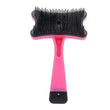 Cat & Dog Brush for Loose Hair & Tangles Rose Red Easy Clean Design