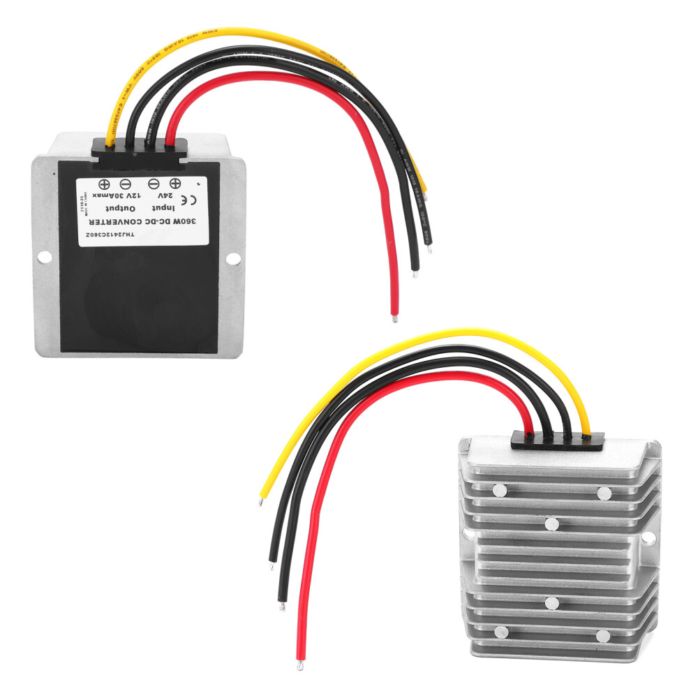 Reliable 30A 360W 24V To 12V Dc-Dc Voltage Converter For Diy 8461358678938