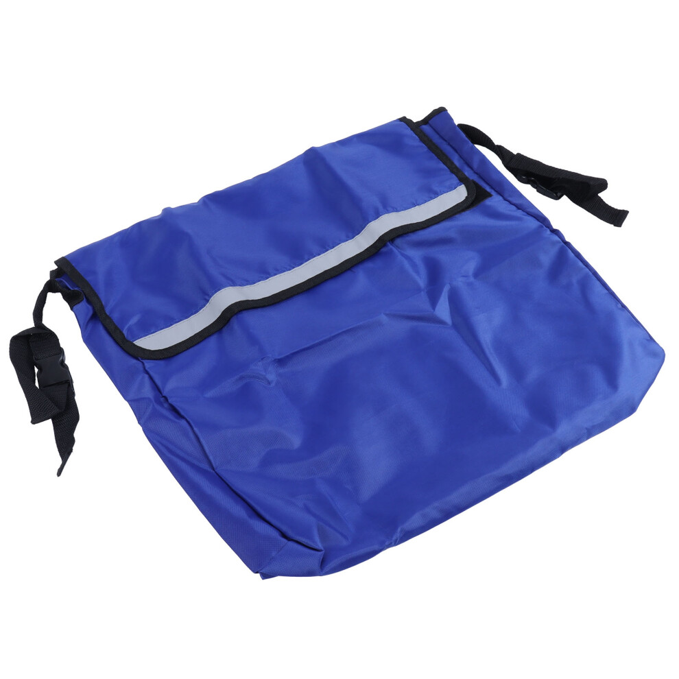 Blue Wheelchair Handrail Storage Bag 39.9x7.5x45.5cm