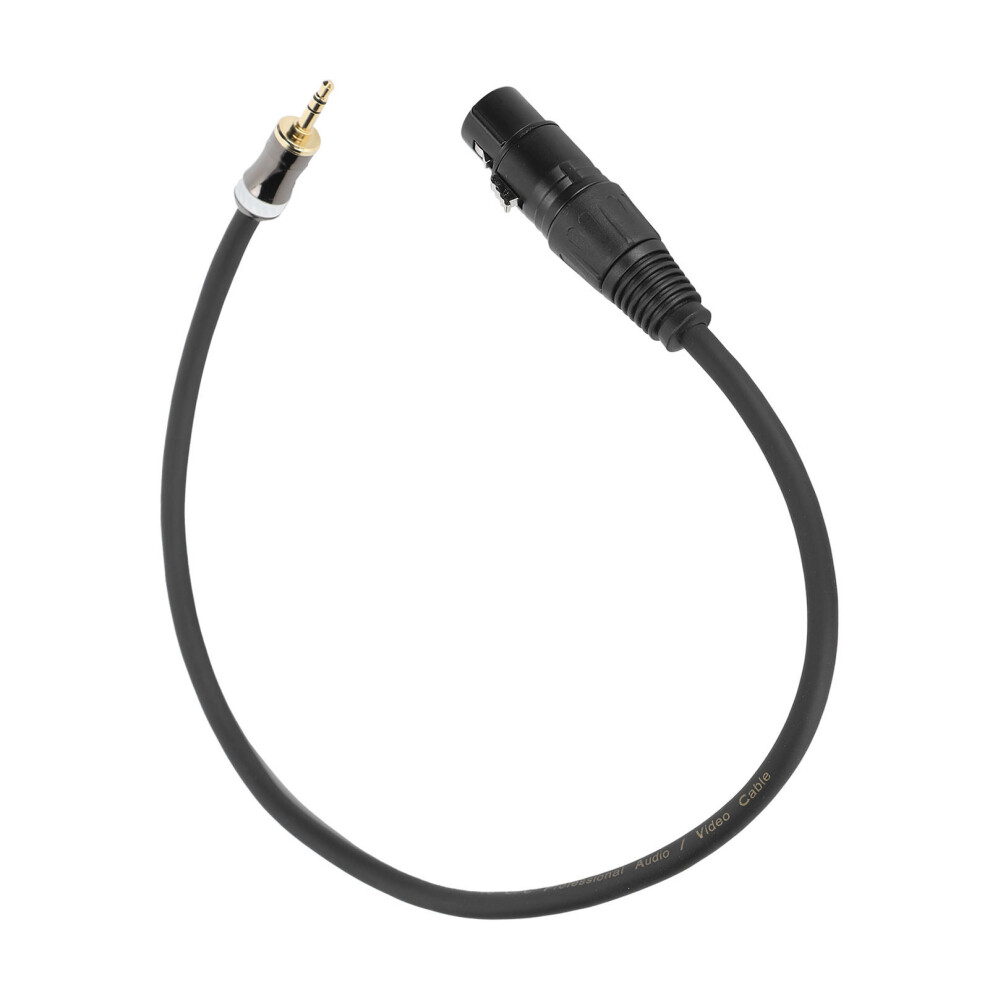 Xlr To 3.5Mm Microphone Interconnect Cord 0.5M Balanced Audio Signal 4921358682495
