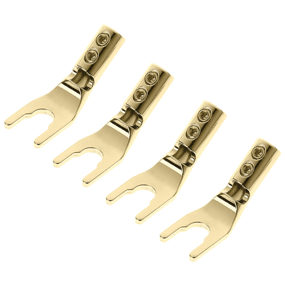 4Pcs "U""Y" Shaped Audio Screw Fork Connectors Audio-Other 7754000291816
