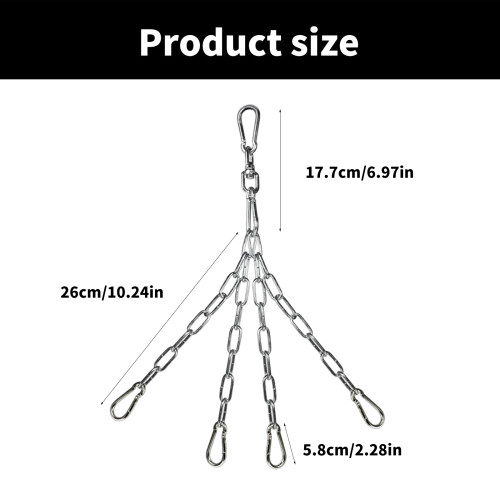 Strong Punch Bag Hanger Boxing Bag Connecting Hook Chain 2