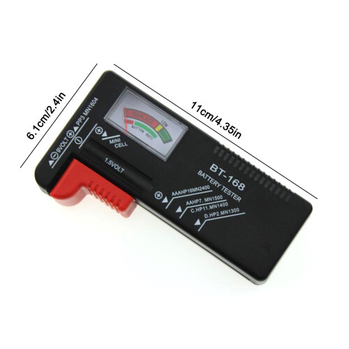 Battery Capacity Checker Quickly Battery Tester 1.5V AA AAA 9V 1
