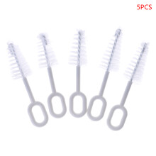 5 Pcs/Set Baby Nipple Milk Bottle Brush Pacifier Cleaner-Multi