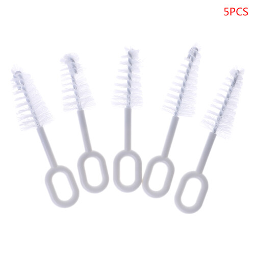 5 Pcs/Set Baby Nipple Milk Bottle Brush Pacifier Cleaner-Multi