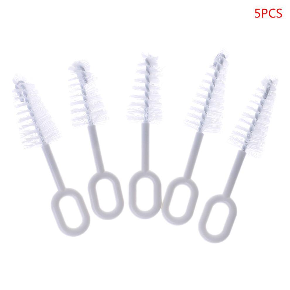 5 Pcs/Set Baby Nipple Milk Bottle Brush Pacifier Cleaner-Multi