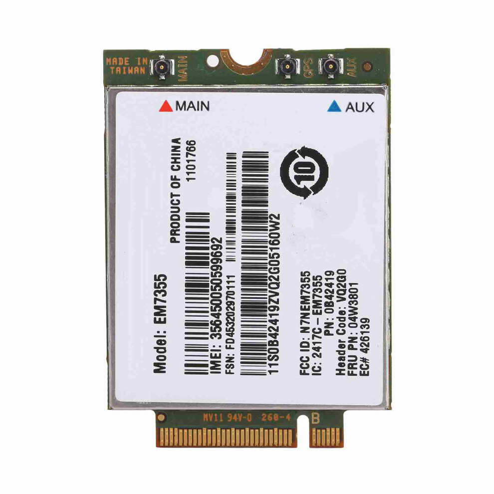 High-Speed Lte Wifi Card For Thinkpad L440/T431s/T440p/X1/X240 Green 6951358683657