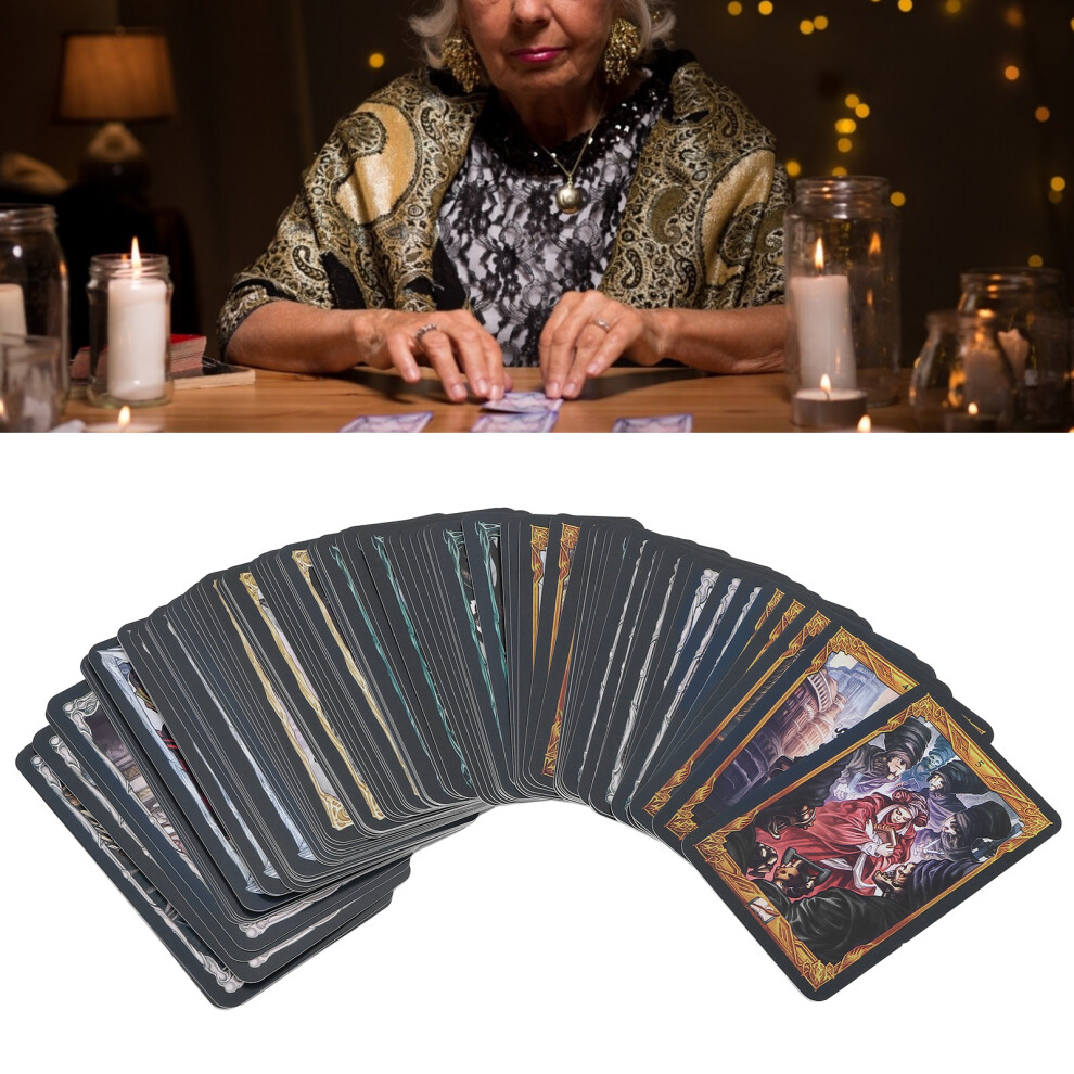 78 Mini Tarot Cards Set - Portable English Divination Board Game