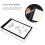 Table lumineuse LED portable A4 36x23,8x1 cm blanc 12