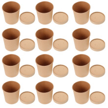 Tuibelyn 20 Stks Soepkommetjes Met Voor Afhalen 12 Oz/350 Ml
