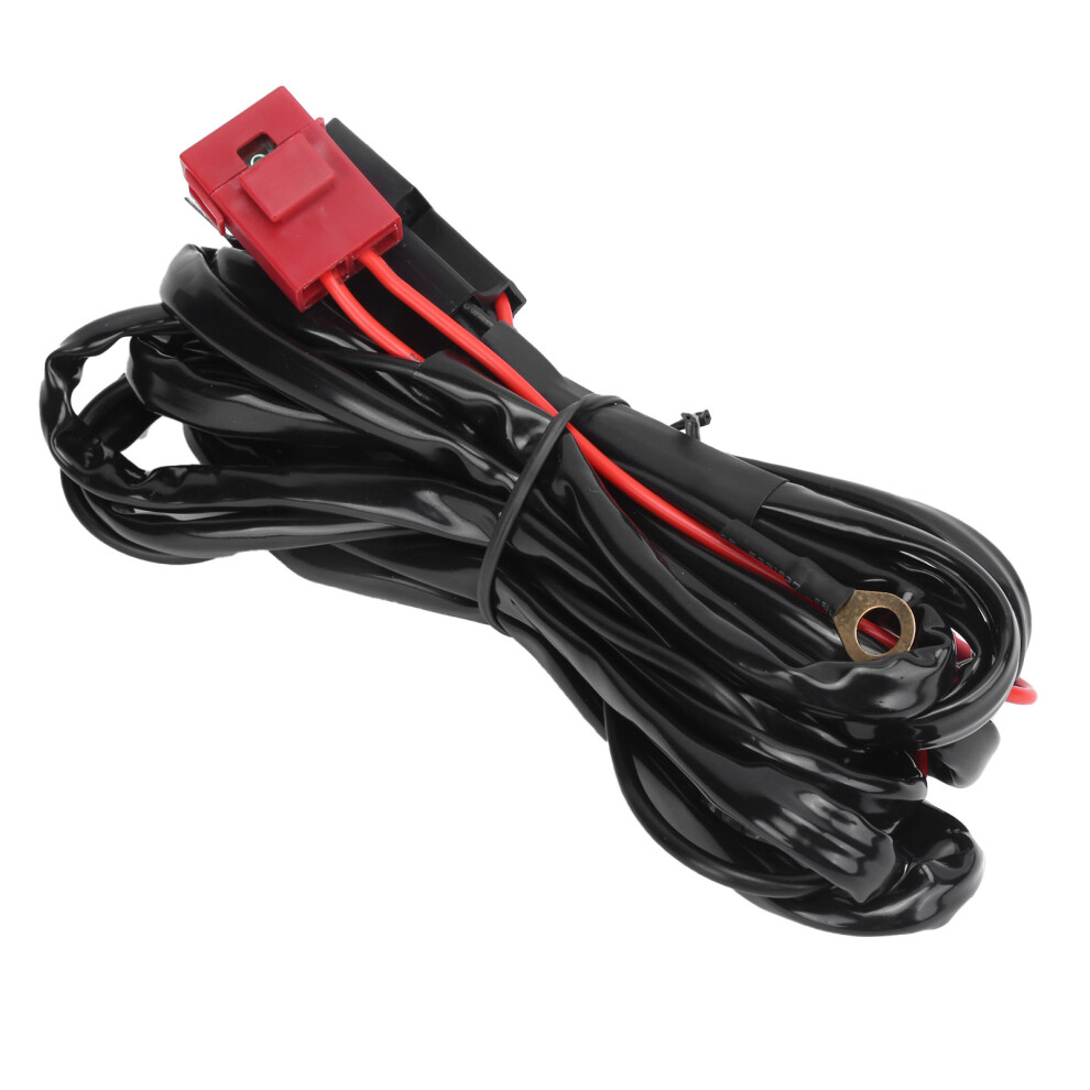 40A 12V Waterproof Led Spotlights Switch Wiring Harness, 3M Black 6931358687008