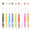 6Pcs 0.5mm Automatic Pencil Beadable Mechanical Pencils-Green 2