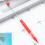 6Pcs 0.5mm Automatic Pencil Beadable Mechanical Pencils-Green 5