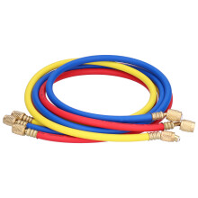 3Pcs AC Charging Hose Set 1.5m R410 Refrigerant Pipe, 3 Colors