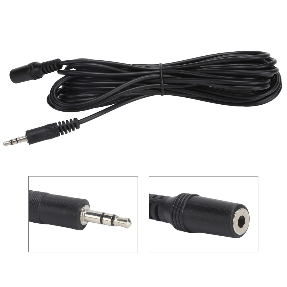 3.5Mm Audio Cable 5M Male To Female Pvc For Mobile Earphones 8071358691570