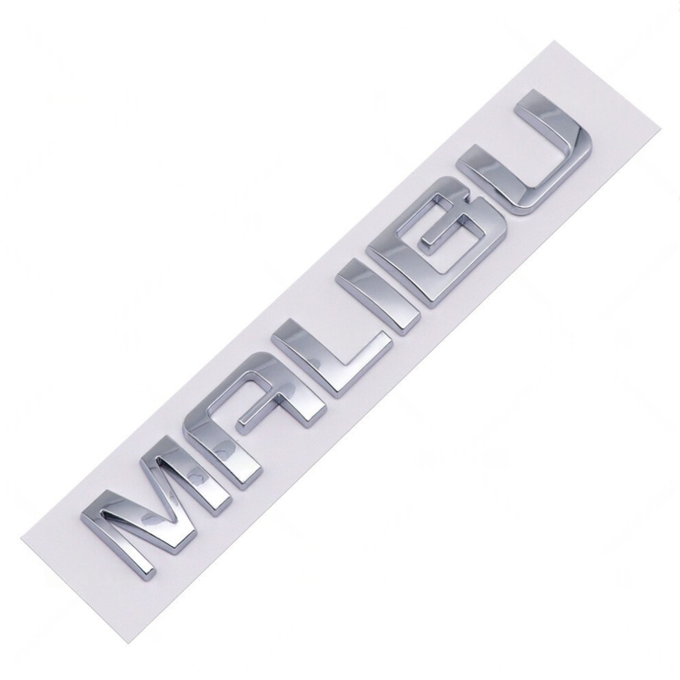 (Malibu- ) Abs Tail Badge Exterior Decal For Chevrolet Cruze Monza Malibu Silver 4069369227264