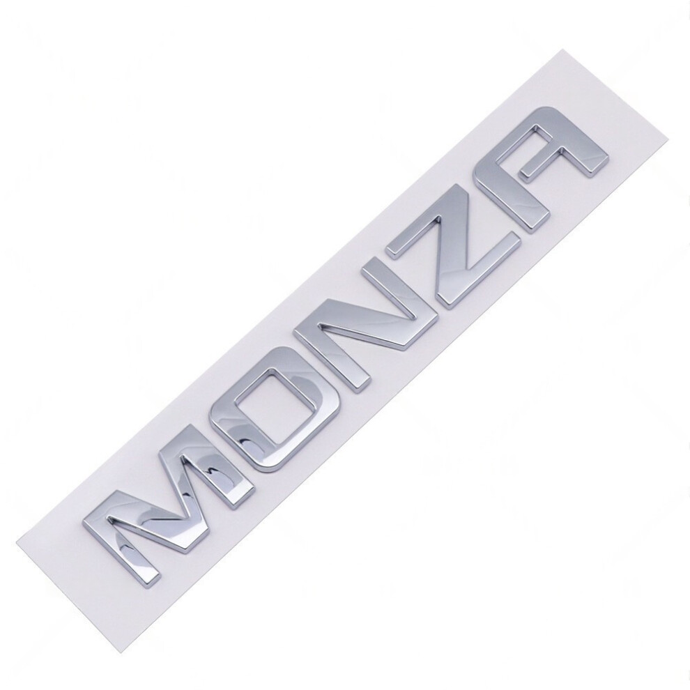 (Monza- ) Abs Tail Badge Exterior Decal For Chevrolet Cruze Monza Malibu Silver 4069369227240