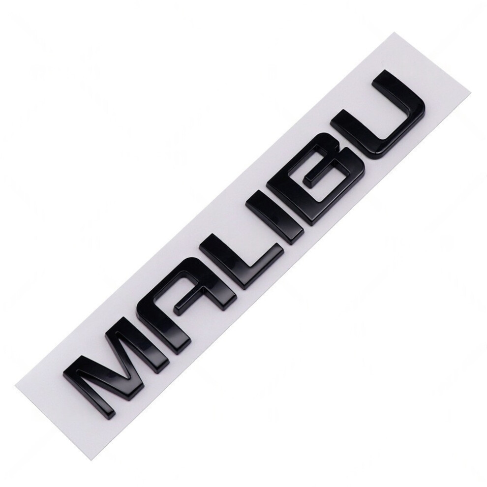 (Malibu- ) Abs Tail Badge Exterior Decal For Chevrolet Cruze Monza Malibu Black 4069369227271