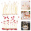 2Stk Happy Birthday Kuchen Dekorative Spitze Mit Perlen Krone 3