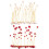 2Stk Happy Birthday Kuchen Dekorative Spitze Mit Perlen Krone 7