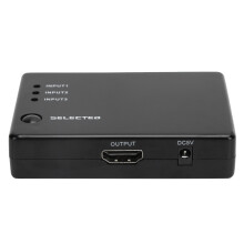 Selettore HDMI 3in1 Uscita 1080p Convertitore con telecomando