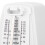 Durable White Mechanical Metronome for All Instruments Pyramid Design 3