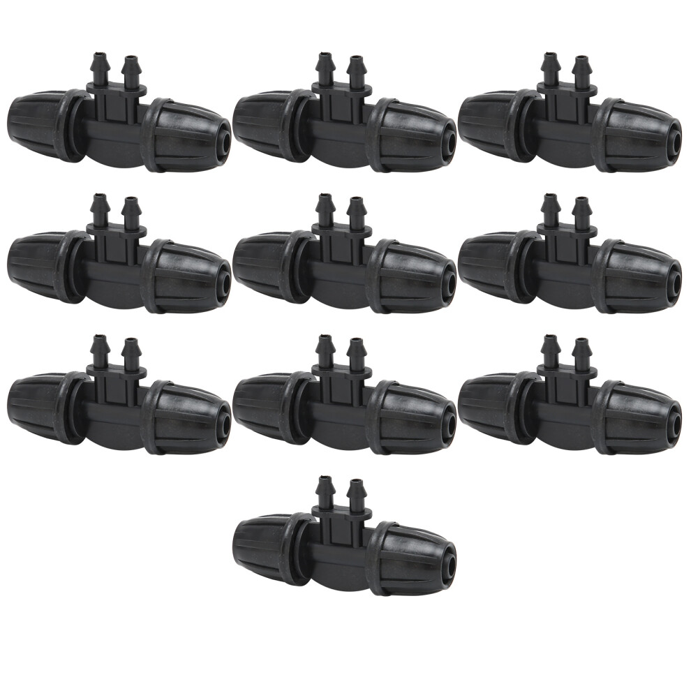 Hose Connector 8/11 To 4/7 4-Way Barbed Reducing Fitting With Lock Irrigation 3121358692574