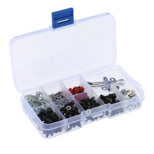 270 Stück Metallreparaturwerkzeug- und Schraubensatz für 1/10 HSP RC Auto