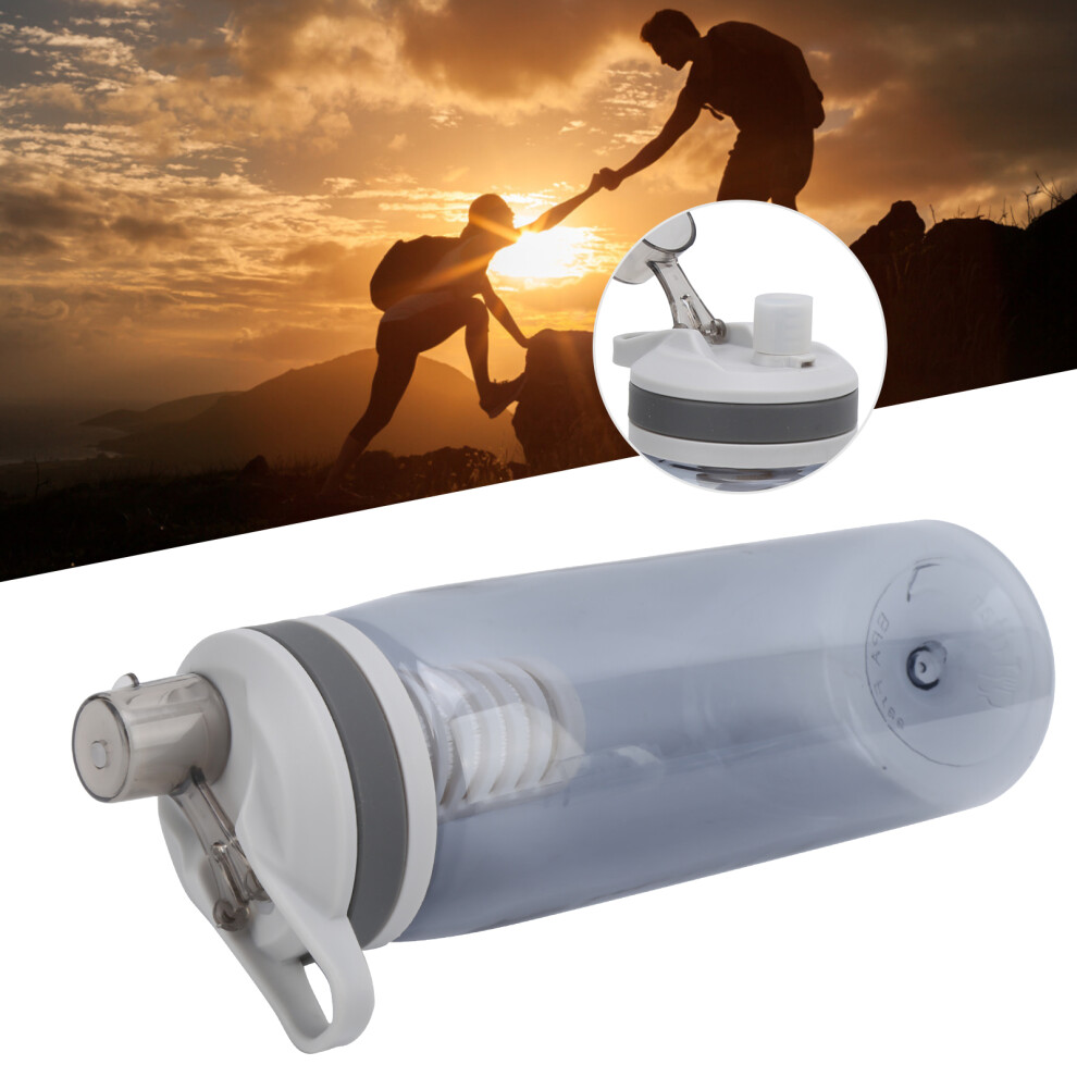 770ml Gray Portable Water Filter Bottle for Hiking and Camping-image-OPC-PMSHBDN-NEW