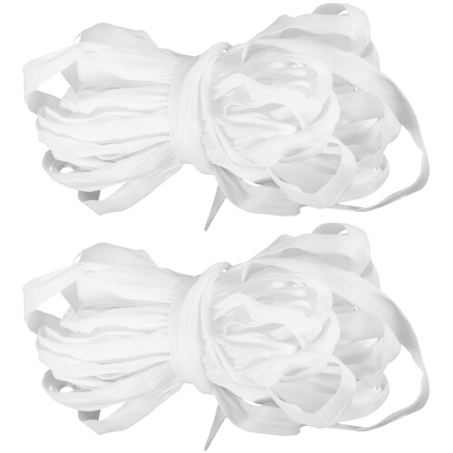 2 Roll White Roses Anti-Collision