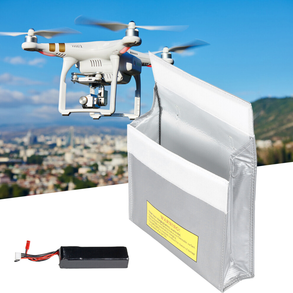 Lipo Battery Explosionproof Safe Bag Fireproof 8000Mah 25X18cm Green 3291358693861